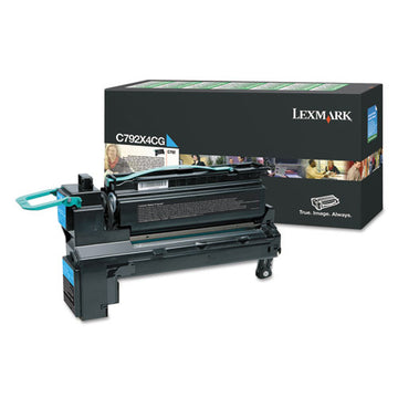 Lexmark™ C792x4cg Return Program Extra High-yield Toner, 17,000 Page-yield, Cyan freeshipping - TVN Wholesale